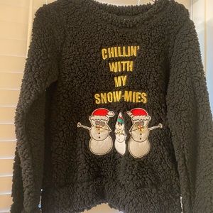 Fuzzy Chillin With My Snowmies Long Sleeve